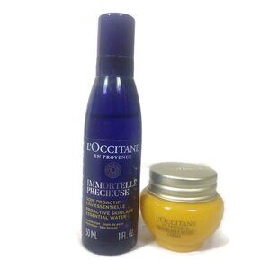 L'occitane Immortelle Divine Face Creme & Essential water X 2 NEW